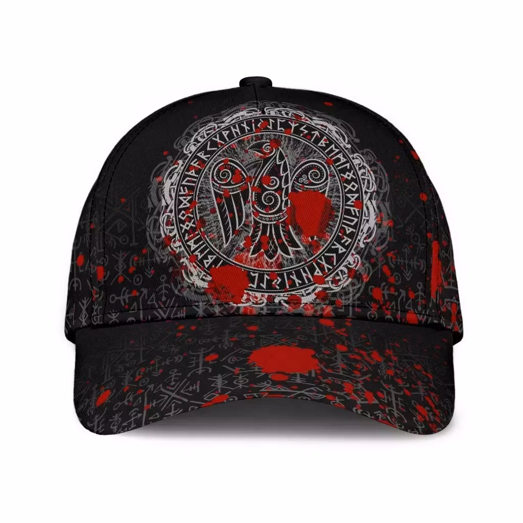 Viking Raven Celtic Tattoo Blood Classic Cap