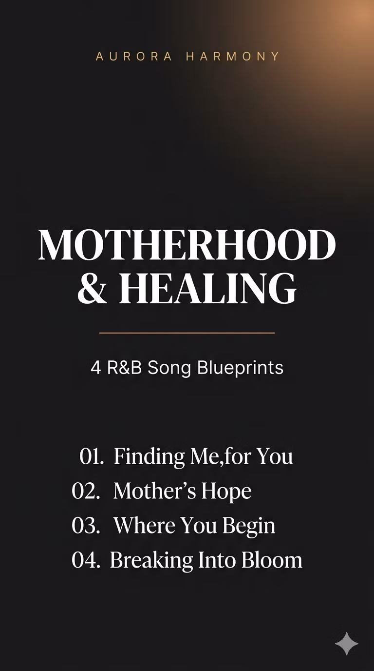 Motherhood & Healing: 4 R&B Song Blueprints