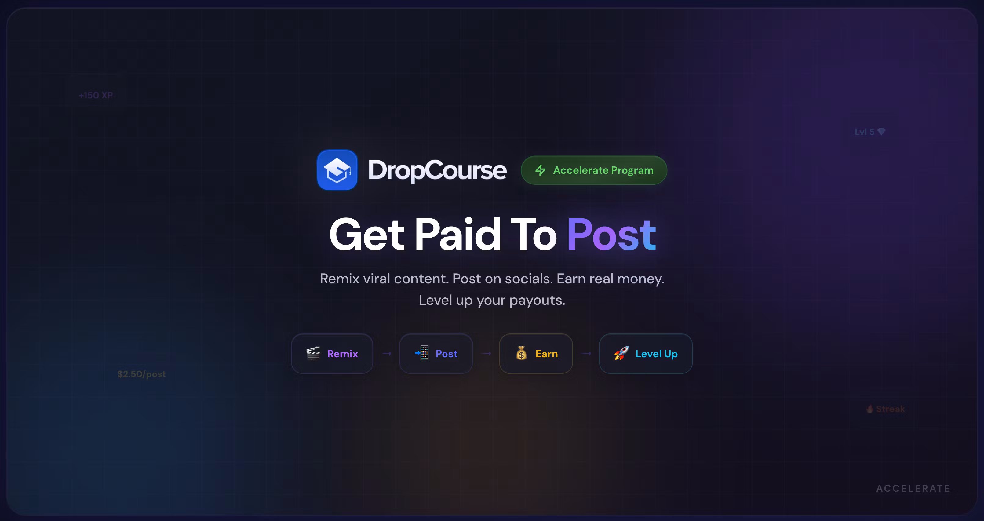 DropCourse Accelerate