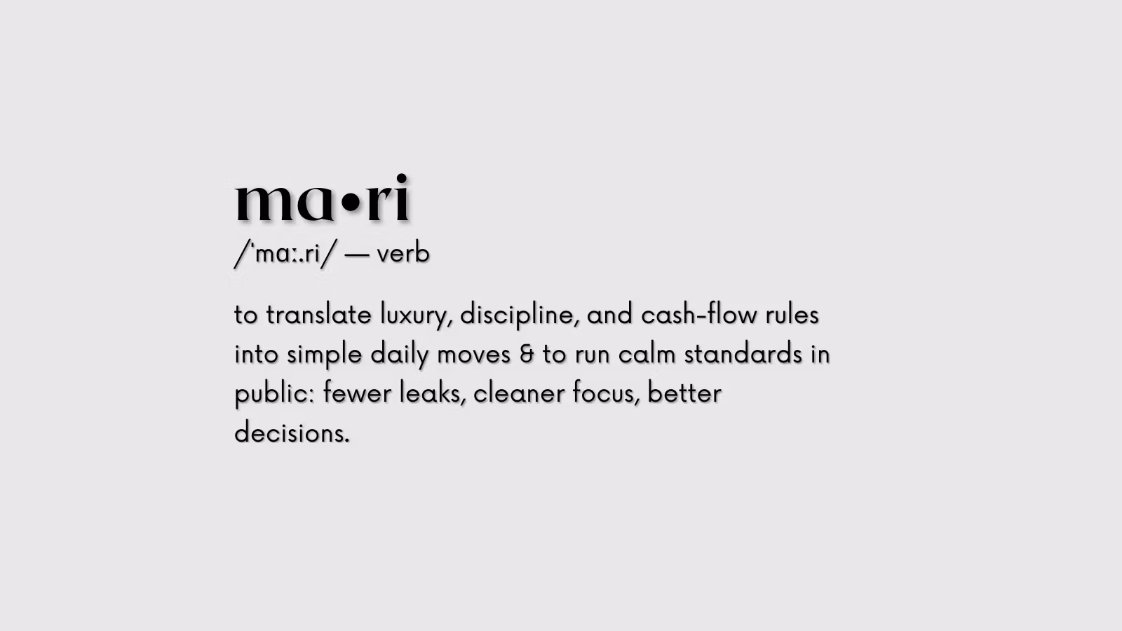 Summit Institute – by mari