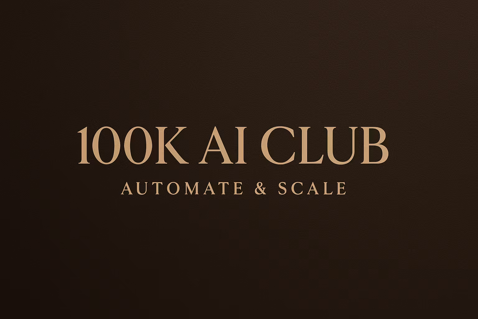 100K AI Club