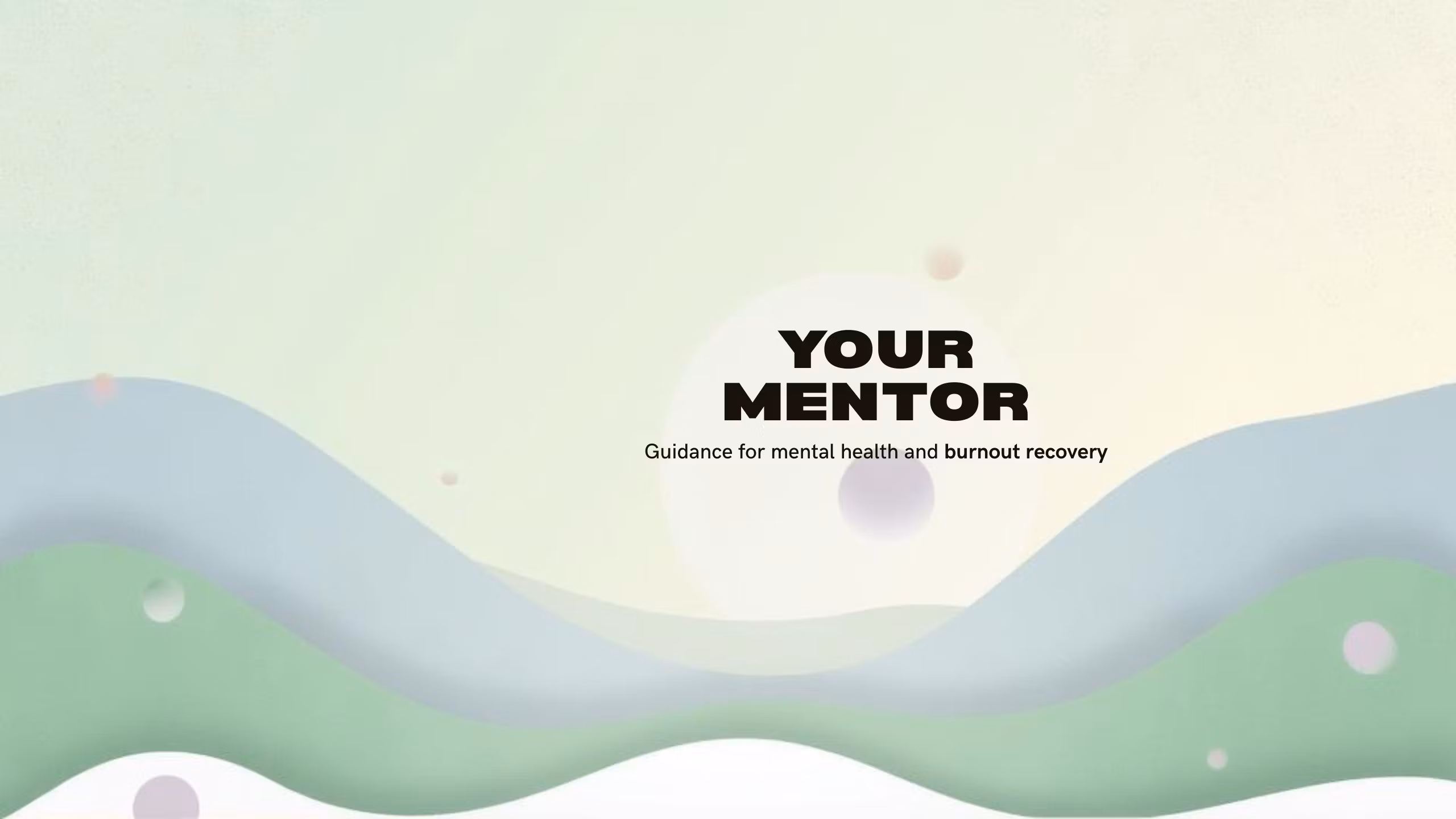 Your mentor
