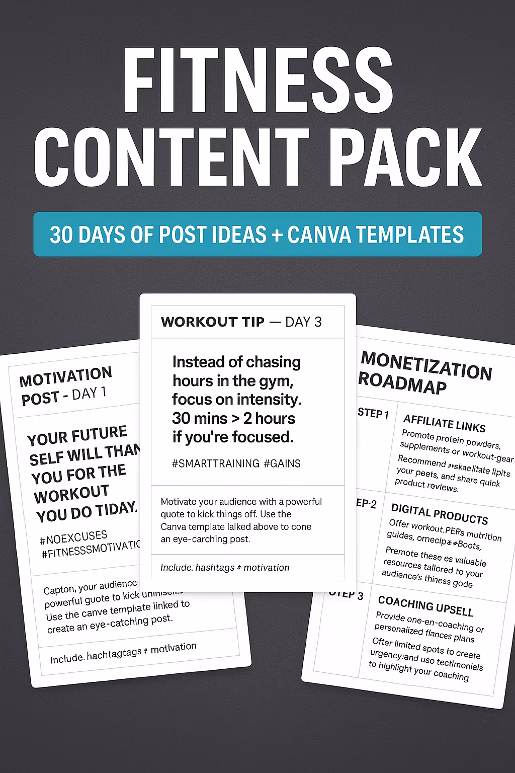 Fitness Content Pack