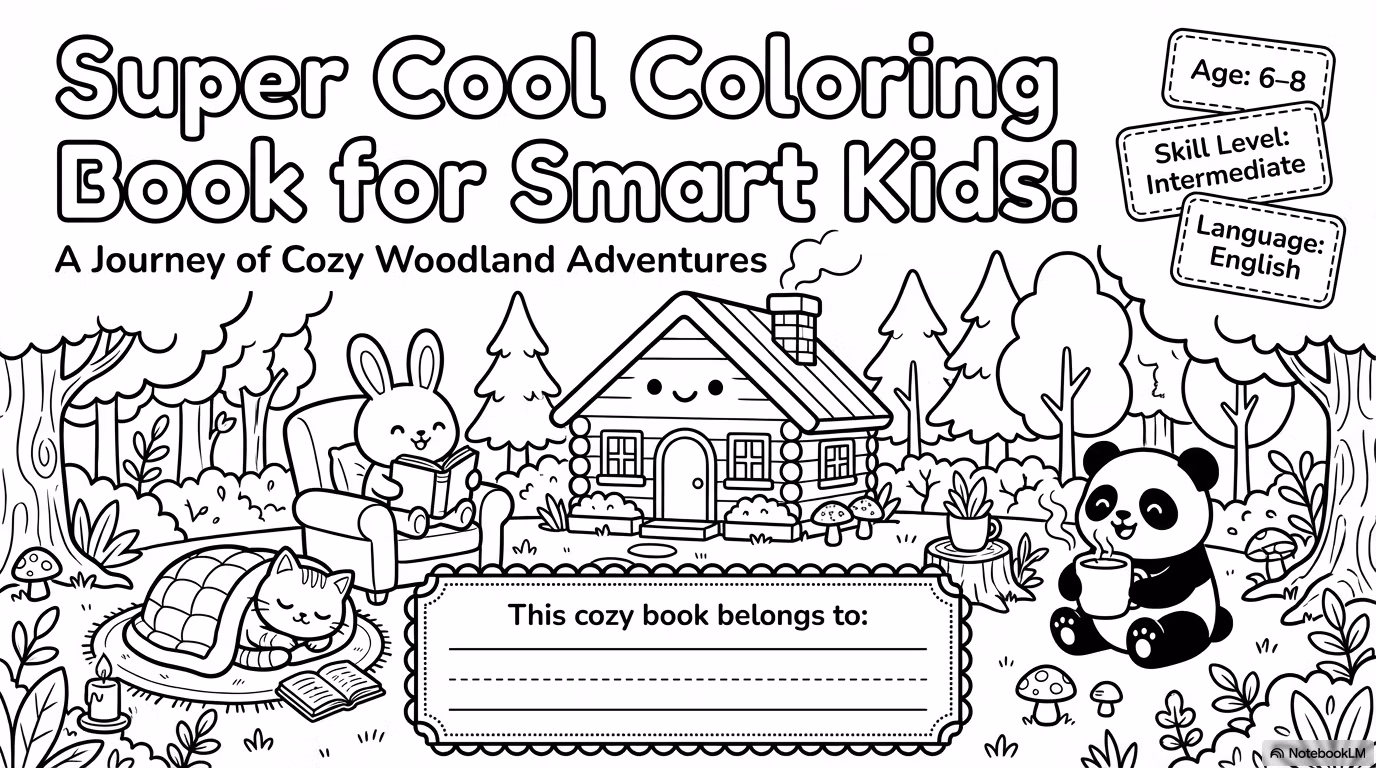 Super Cool coloring book for Smart Kids ages ( 6-10)