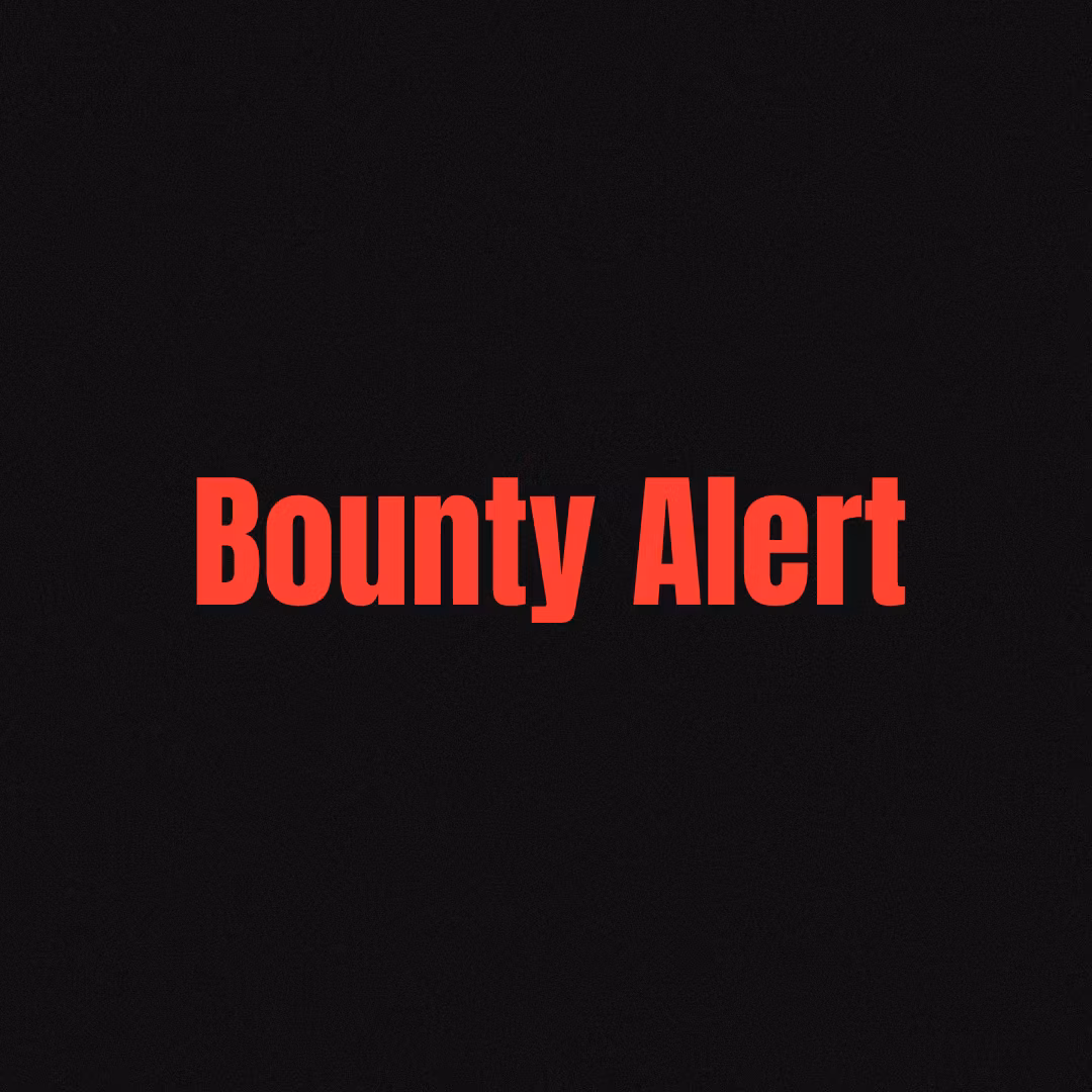 Bounty Alert