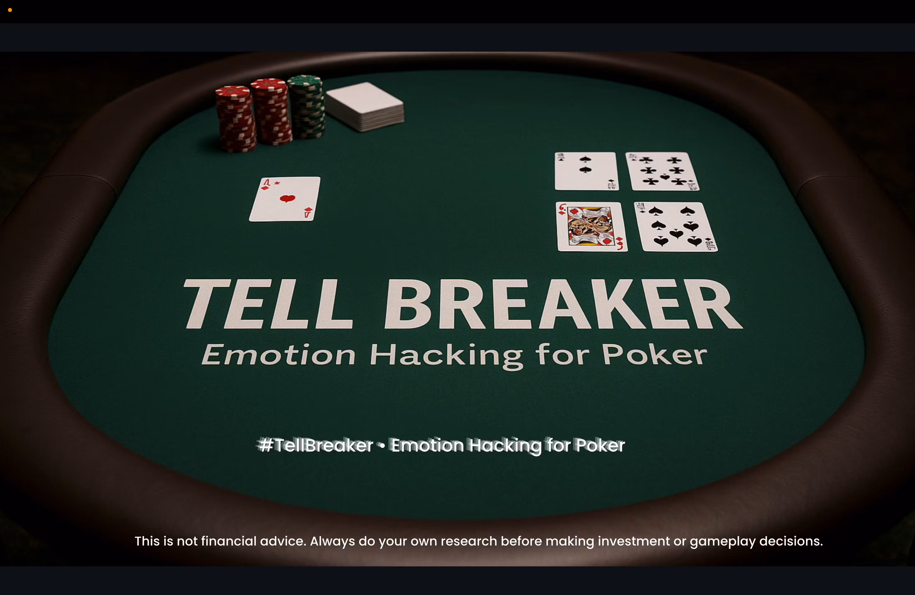 TellBreaker: Poker secerts