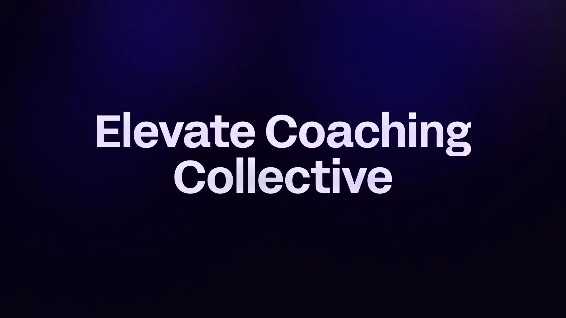 Elevate Coaching Collective