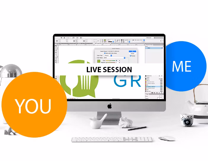 In Person Screen Live Graphic Design