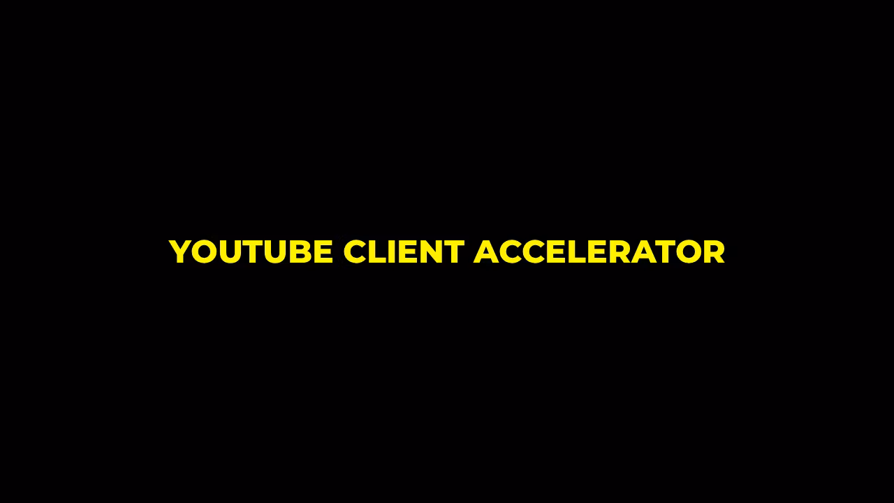 YouTube Client Accelerator