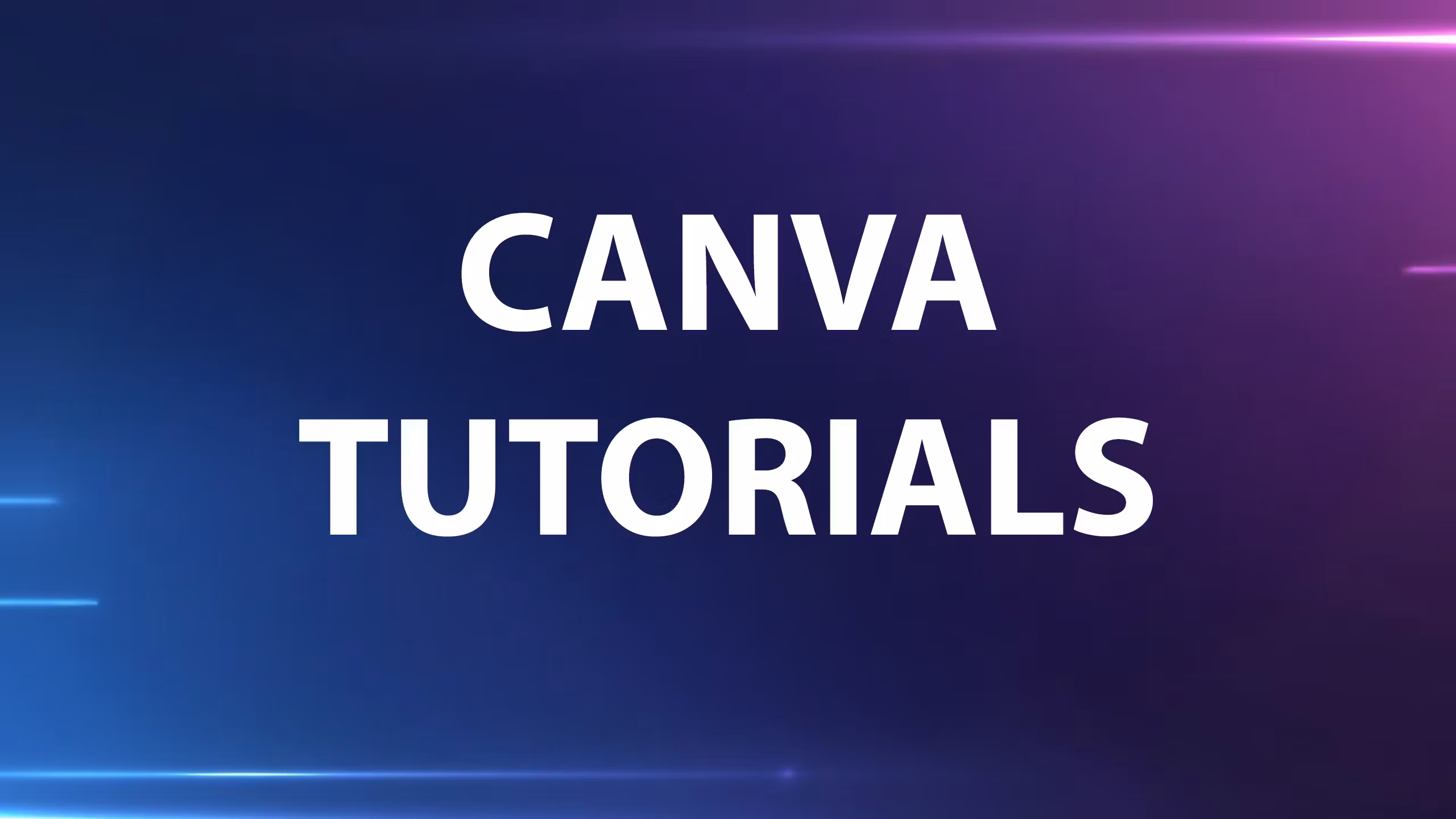 Canva Tutorials