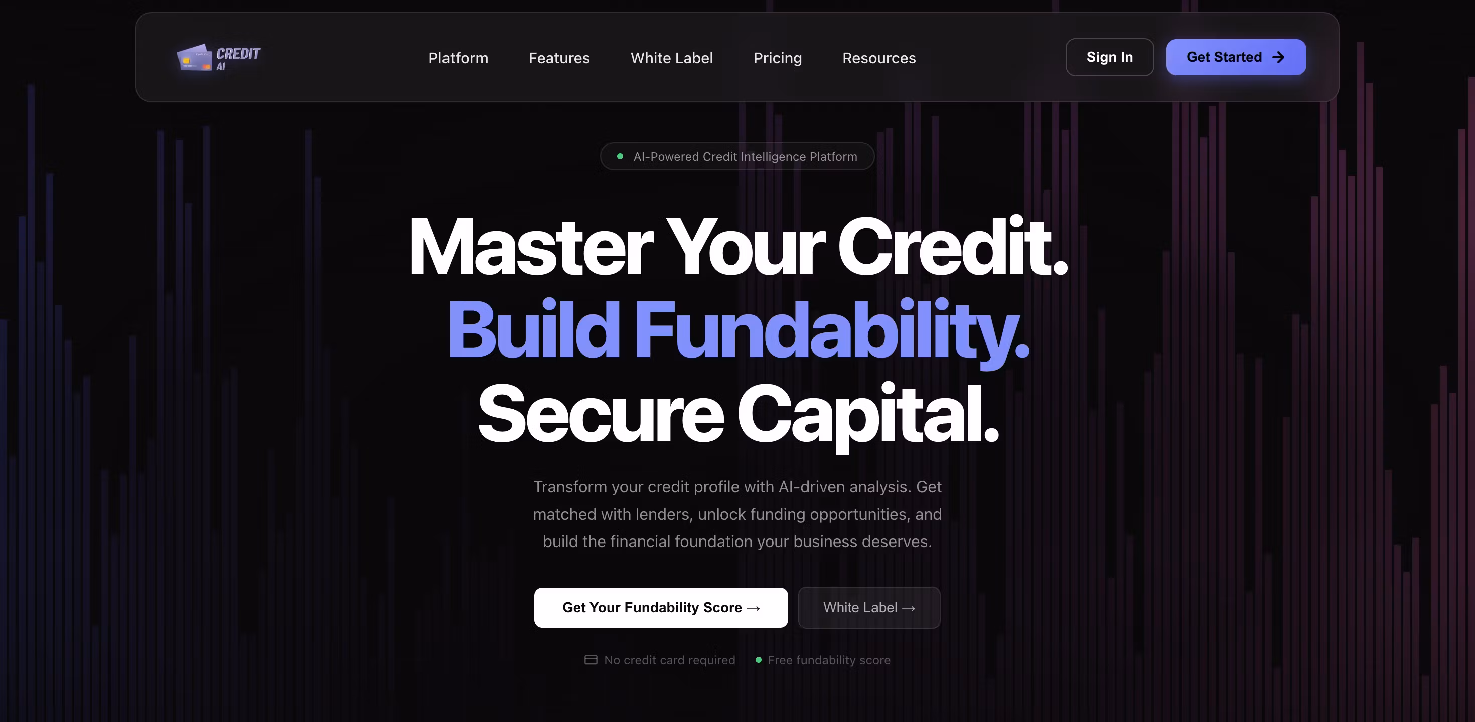 credit and funding AI software 
