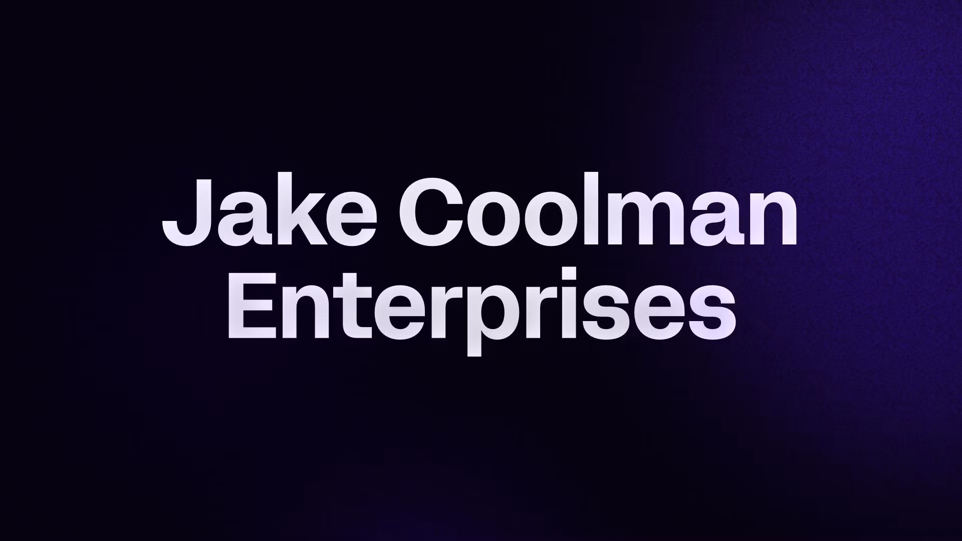 Jake Coolman Enterprises