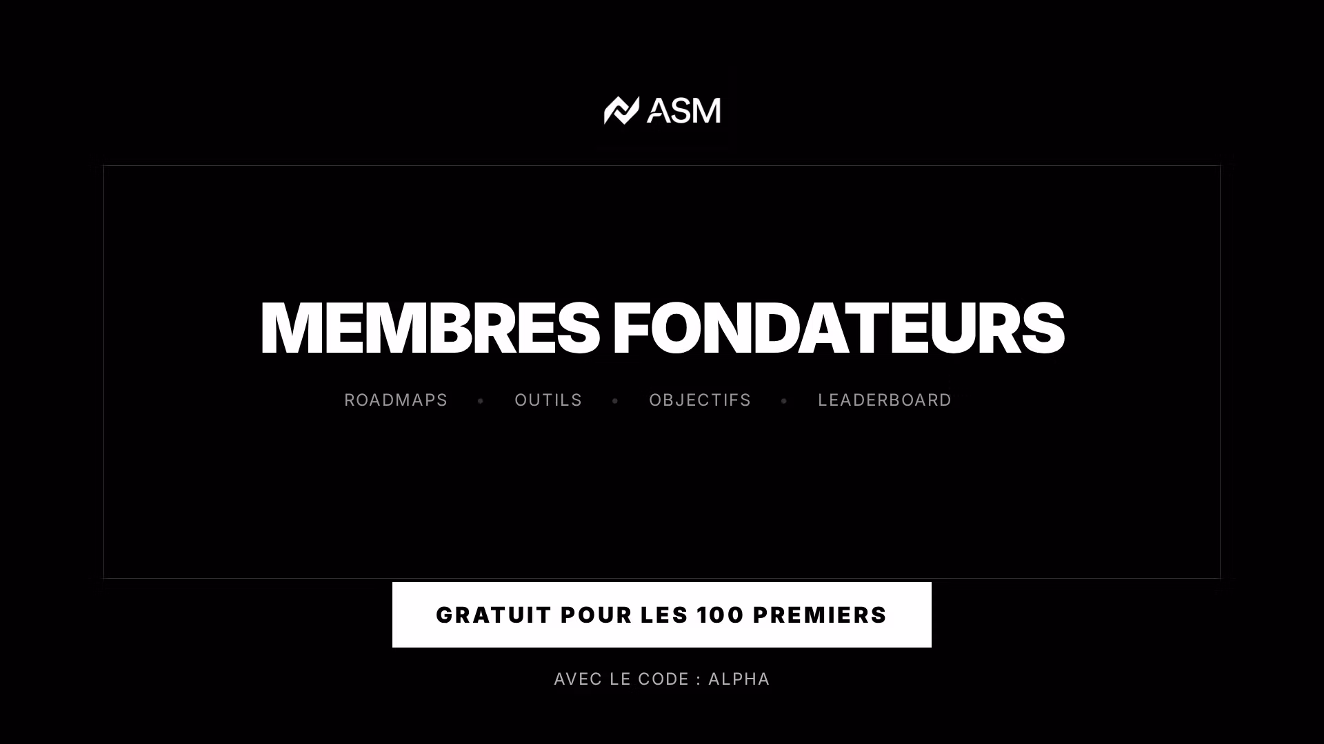 Membres Fondateurs - ASM