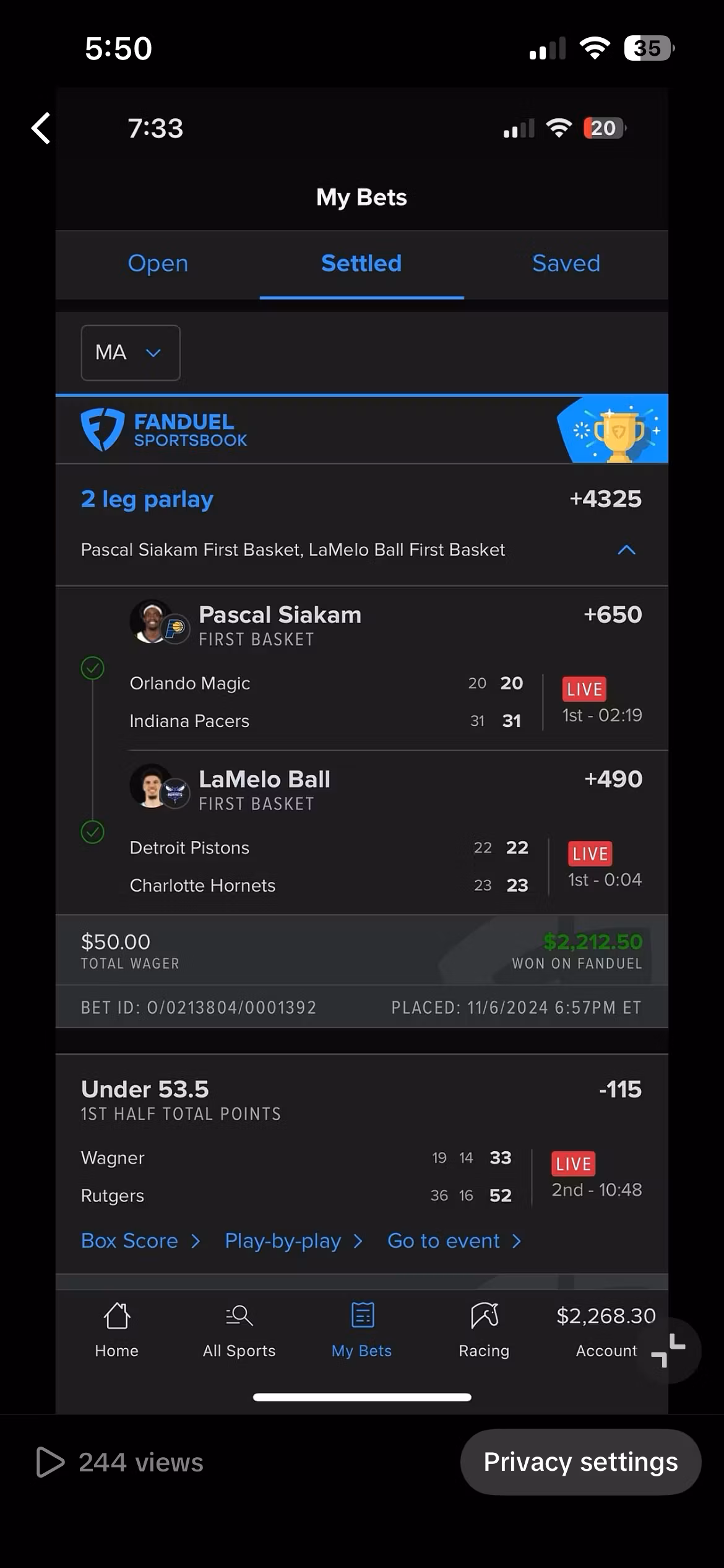 DFlips first baskets