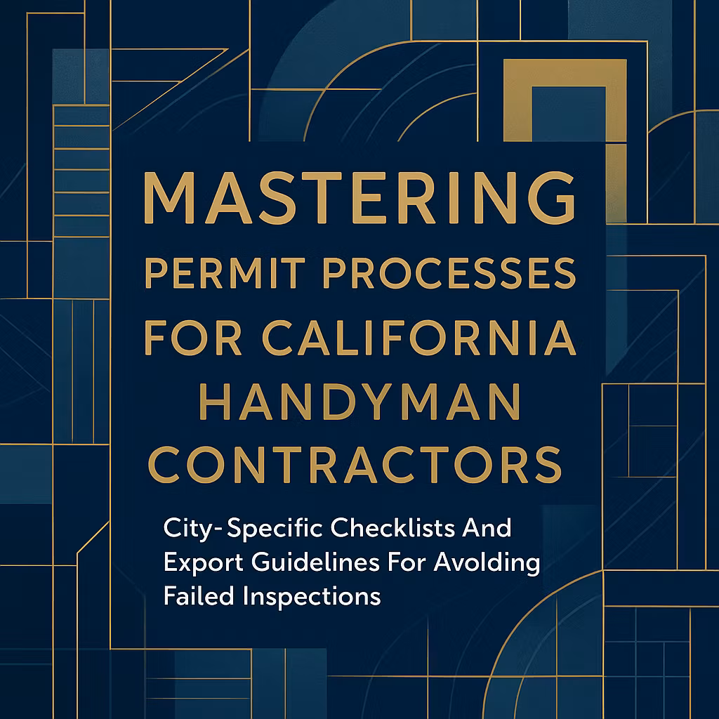 Mastering Permits For Contractors