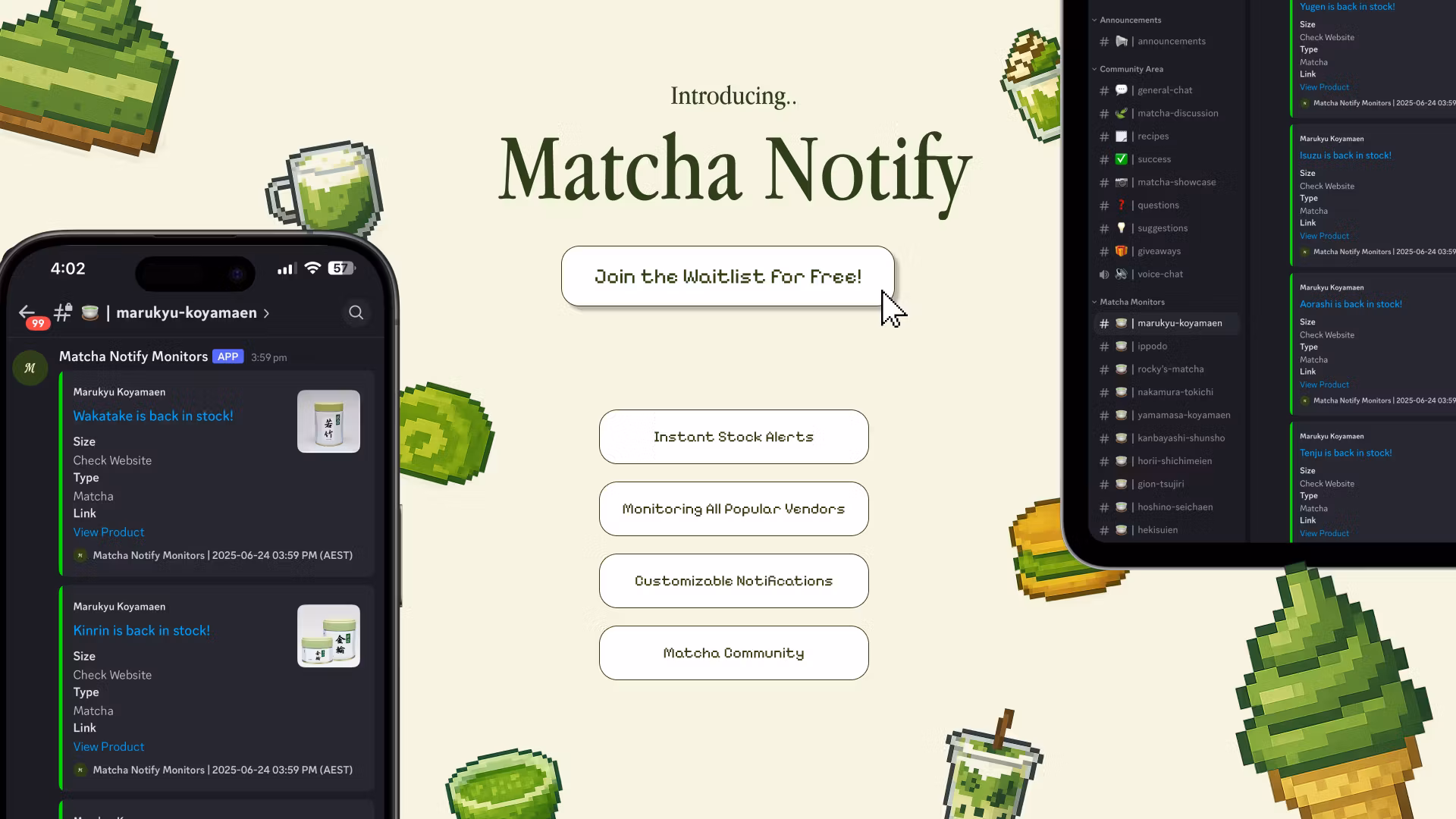 Matcha Notify