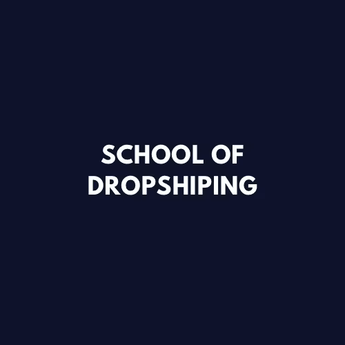 school of Dropshipping 🛒