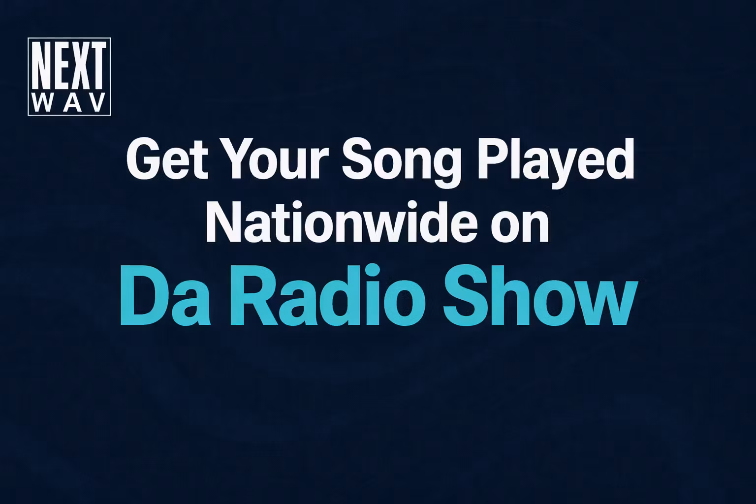 Da Radio Show 900 AM Radio Placement