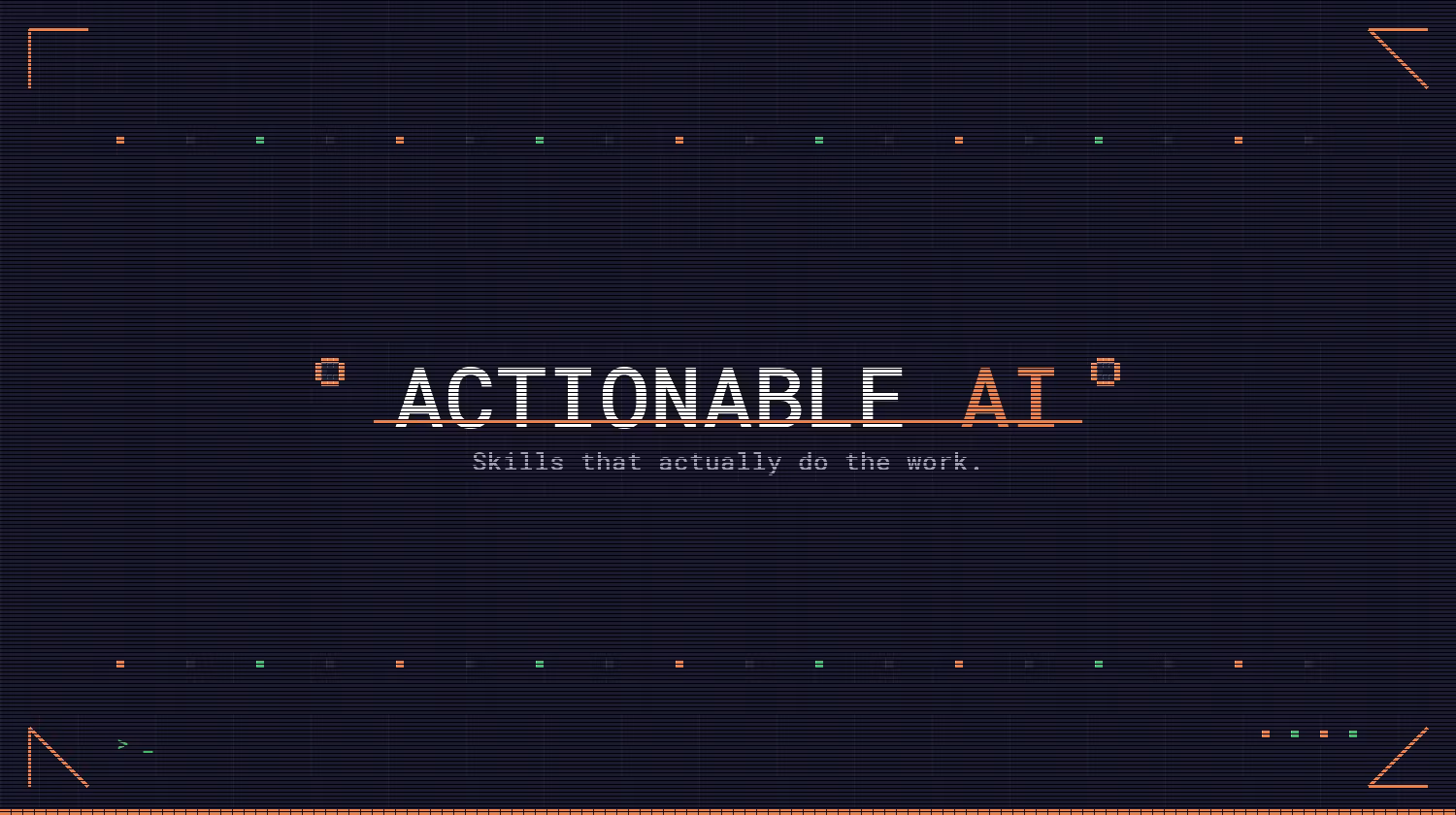 The Actionable AI Accelerator