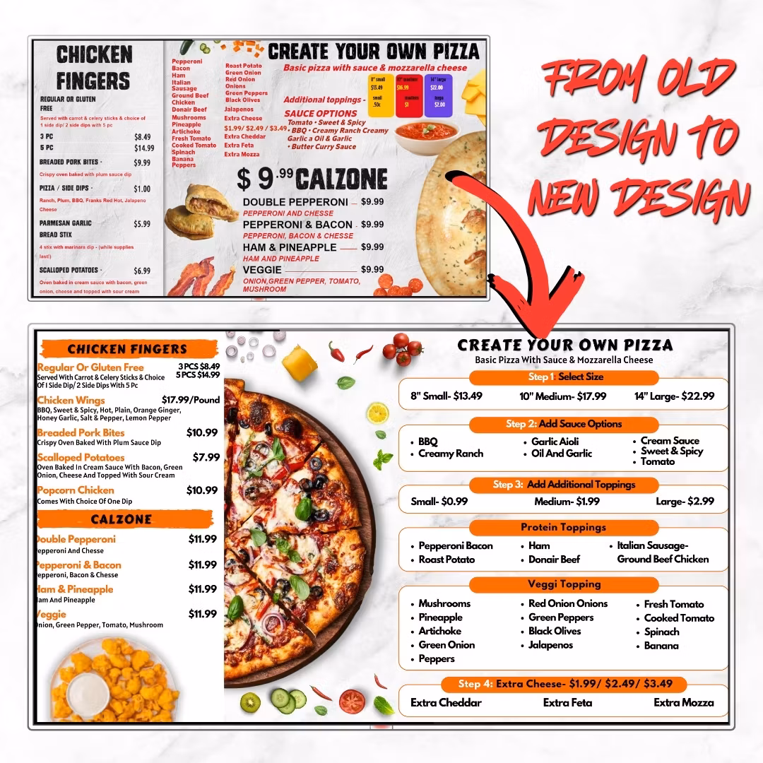 Animated Digital Menu
