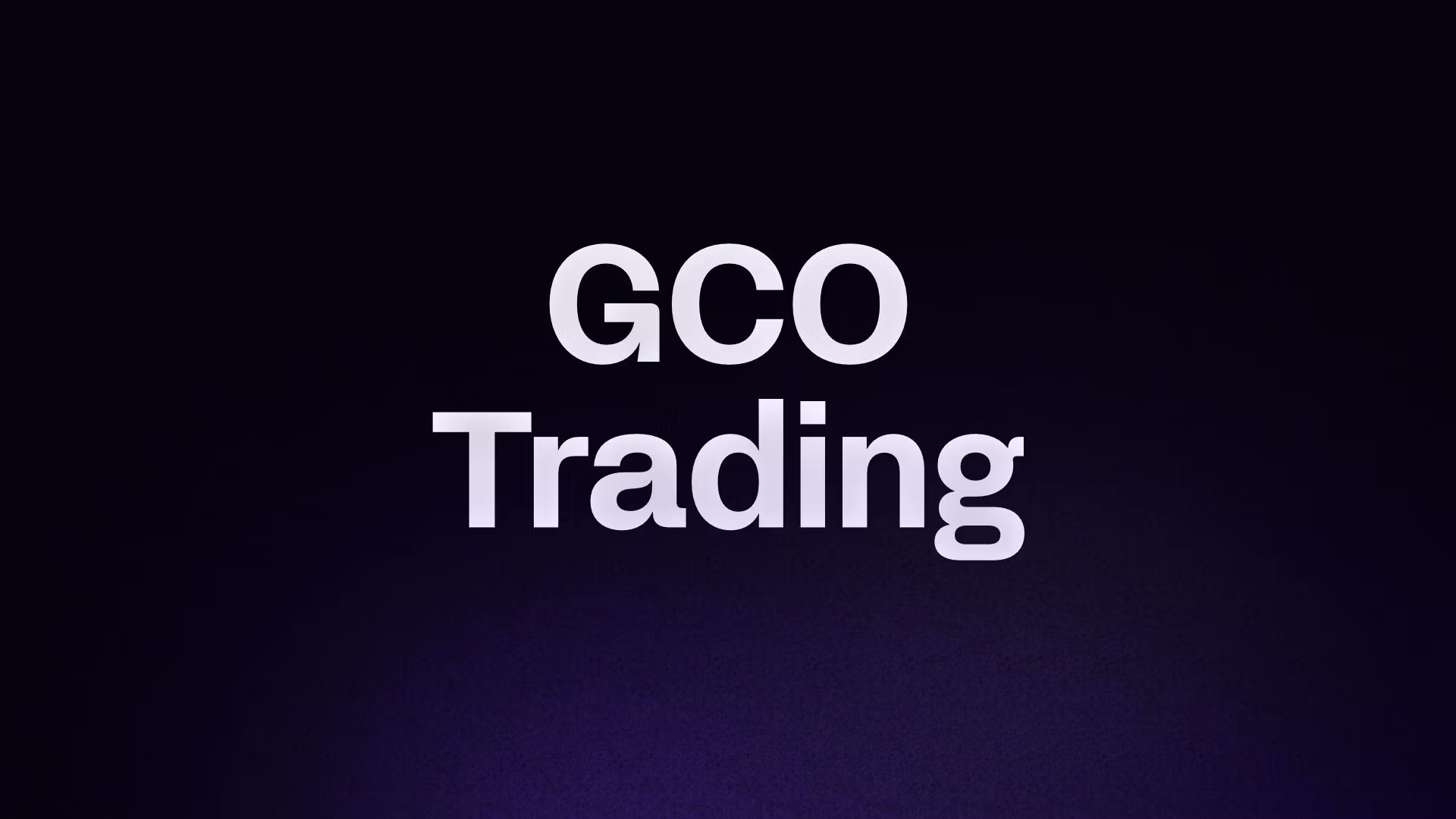 GCO Trading