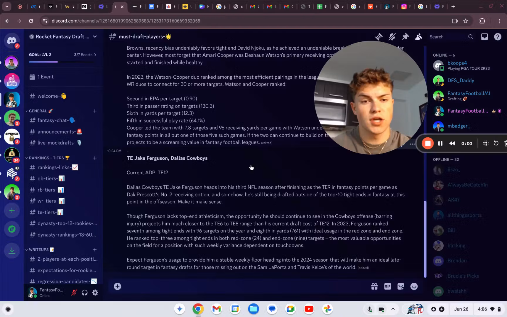 FantasyFootballRocket Guide