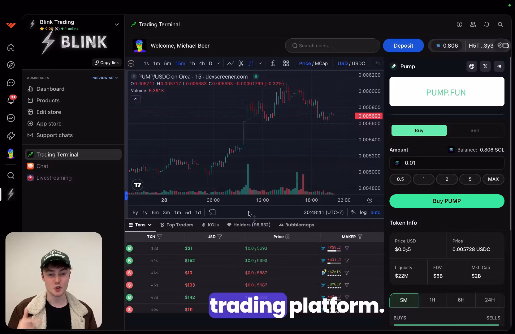 Blink Trading Terminal