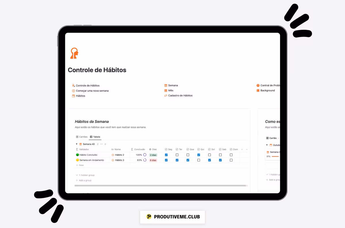 Controle de Habitos Pass
