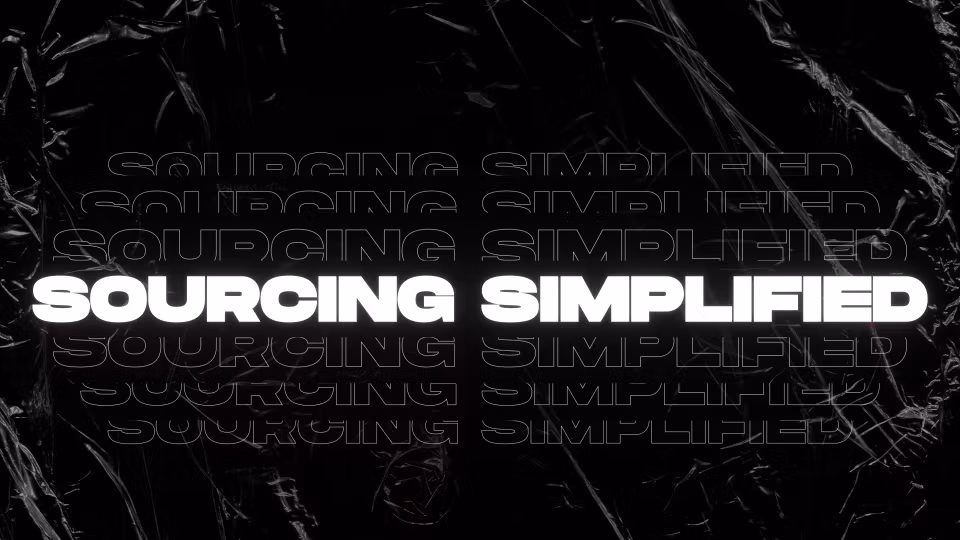 Sourcing Simplified