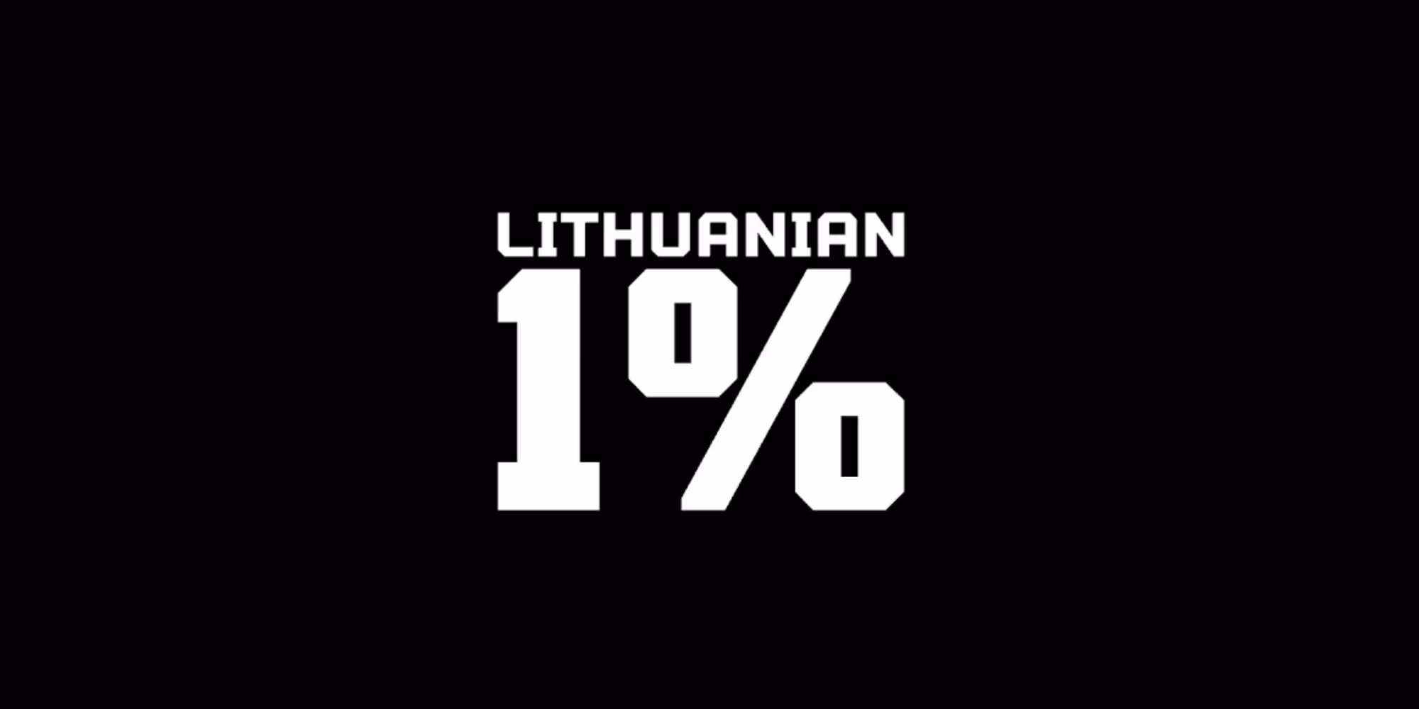 Lithuanian 1%