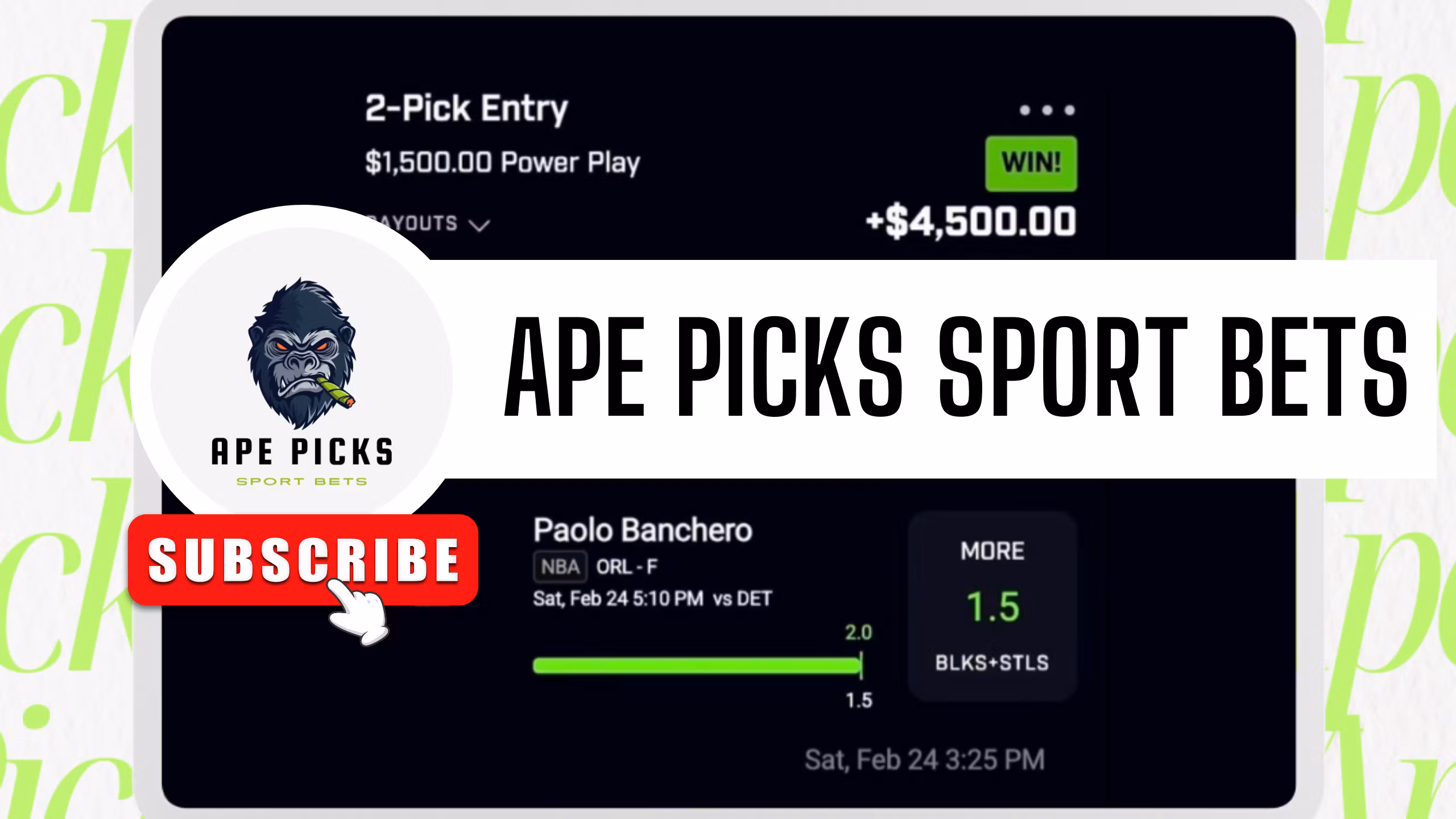 Ape Picks Sports