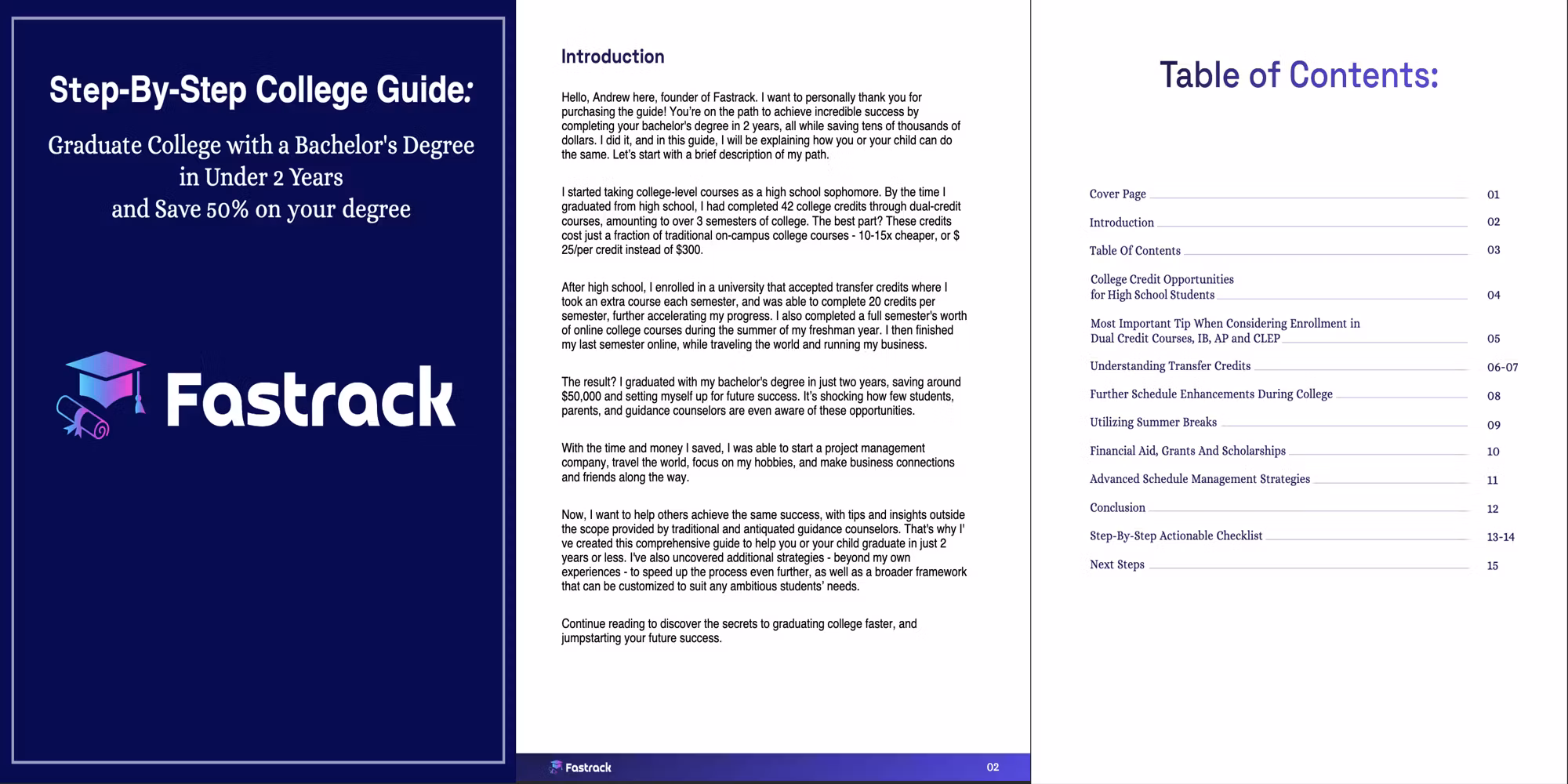 Fastrack College Guide
