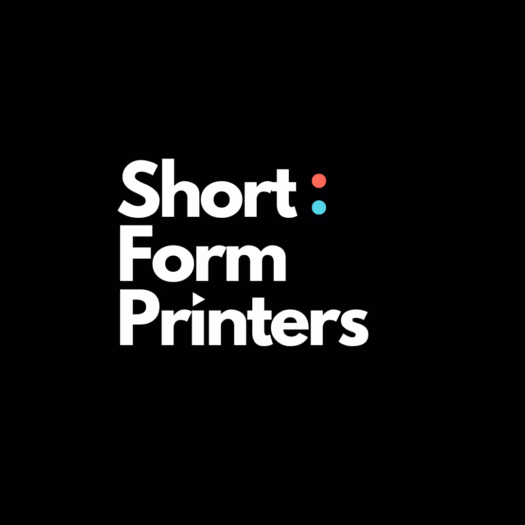 Short Form Printers VIP