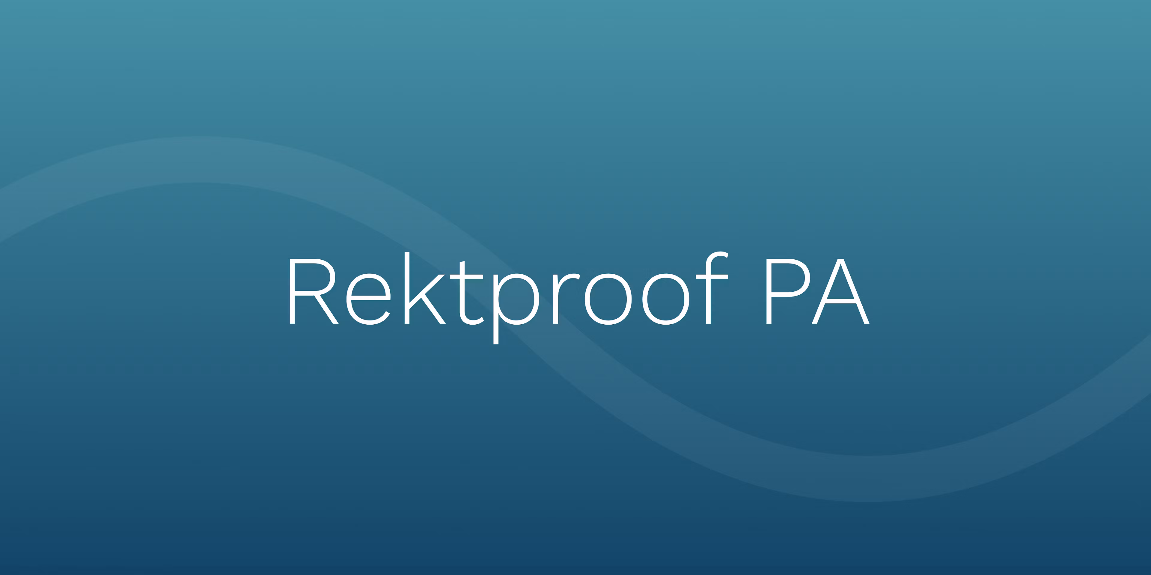 Rektproof PA membership