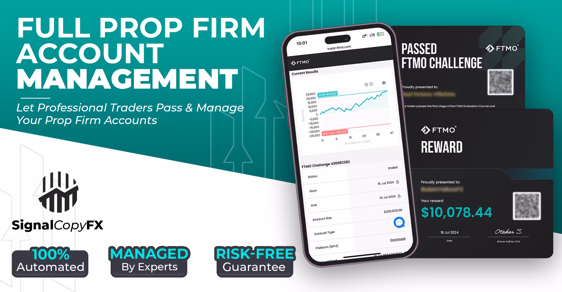 Prop Firm Challenge Management