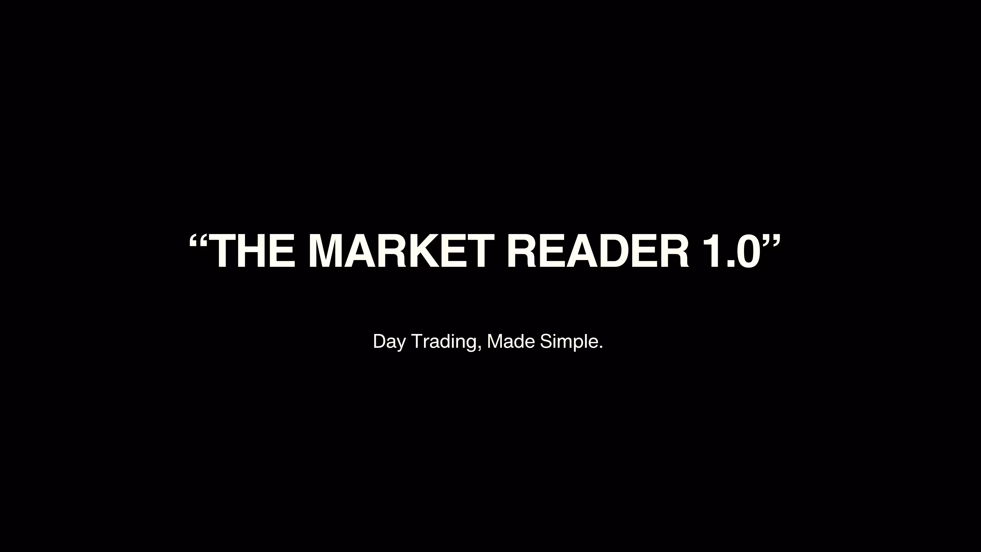 The Market Reader 1.0 