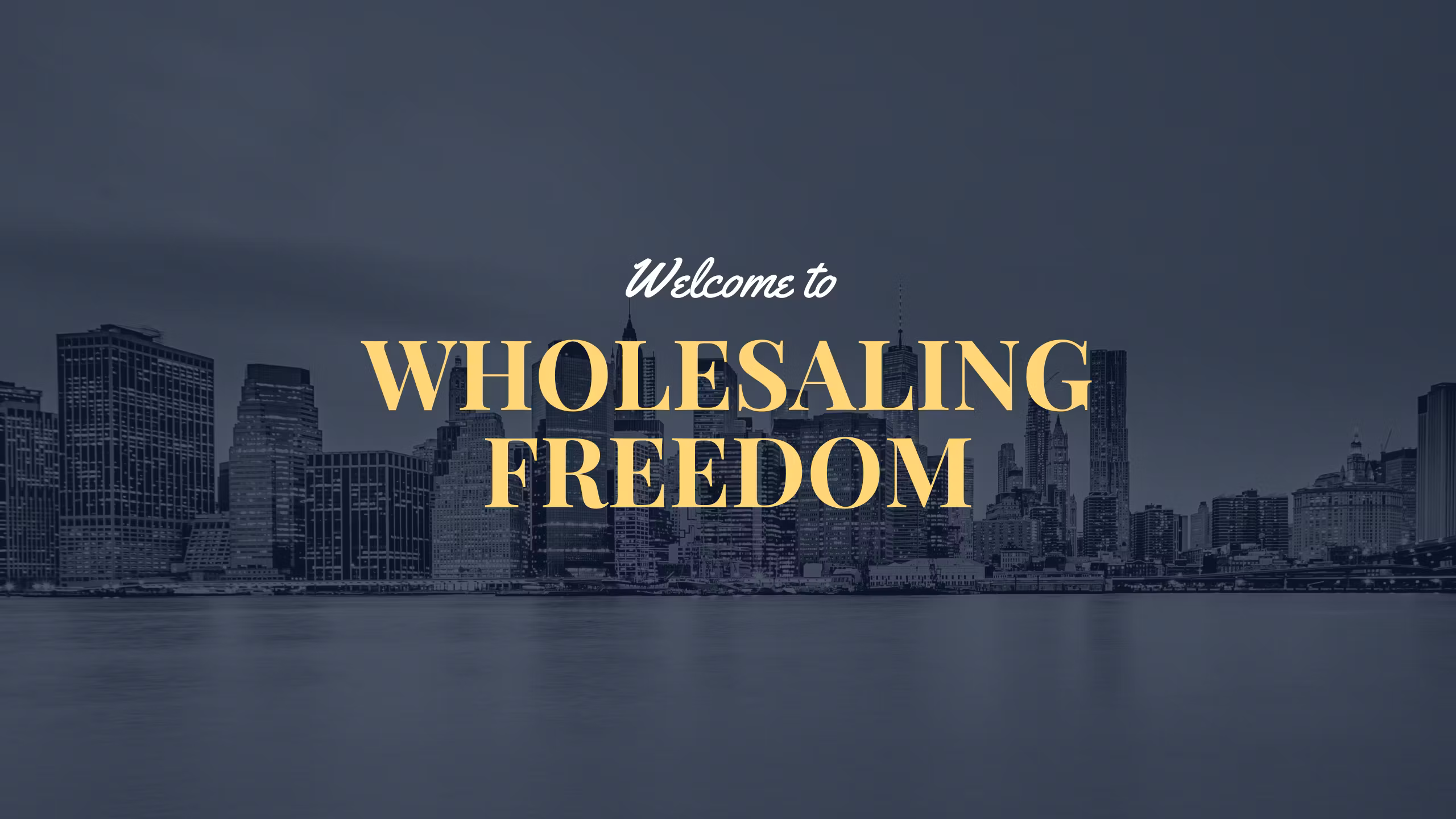 Wholesaling Freedom Membership