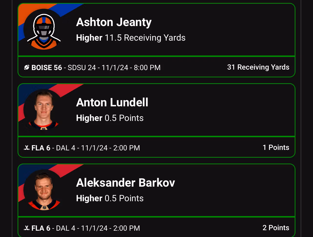 Betting props