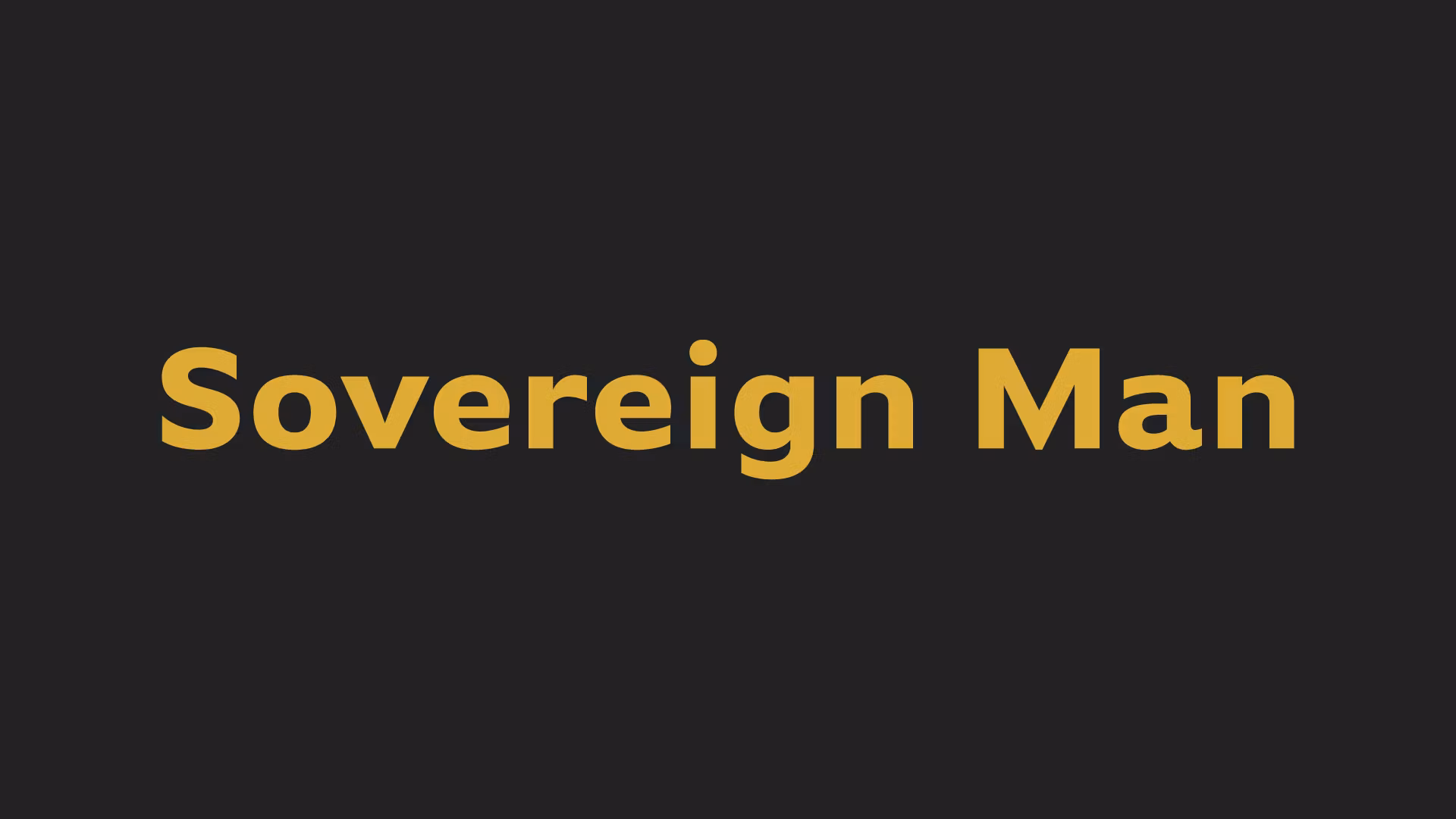 Sovereign Man