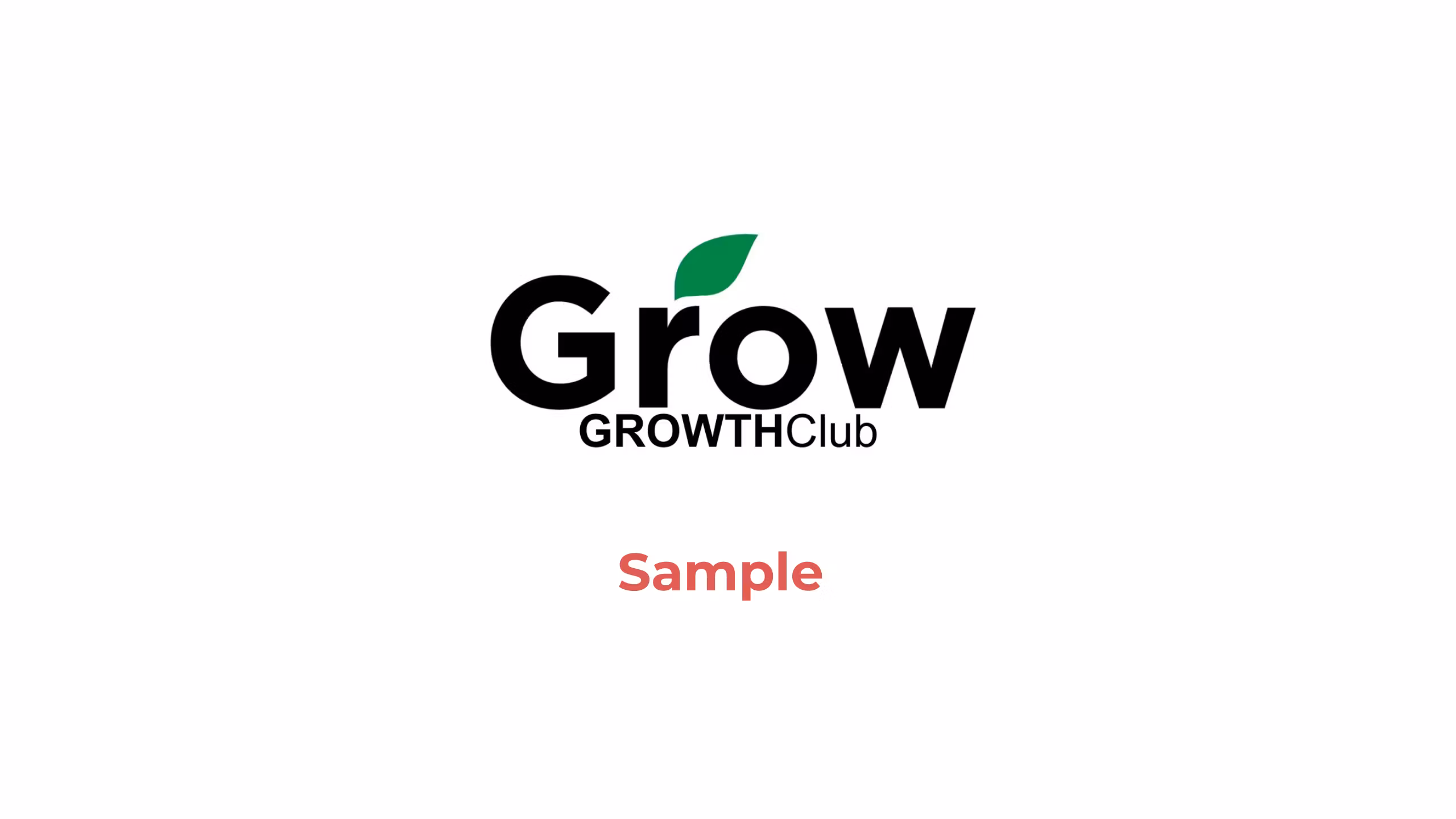 GrowGrowthClubSample