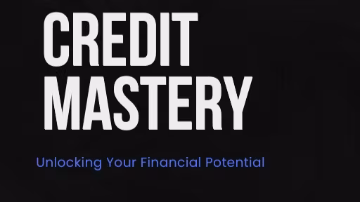 The Credit Mastery E-Book