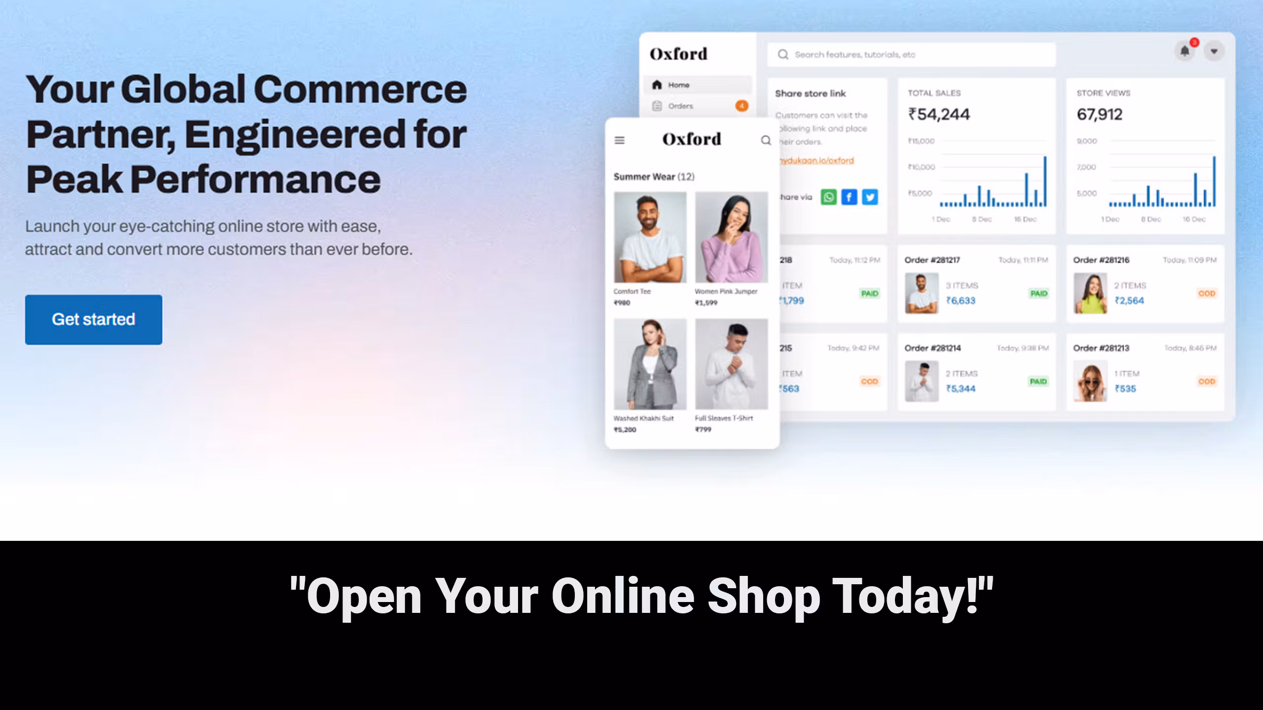 A Complete E-commerce Website
