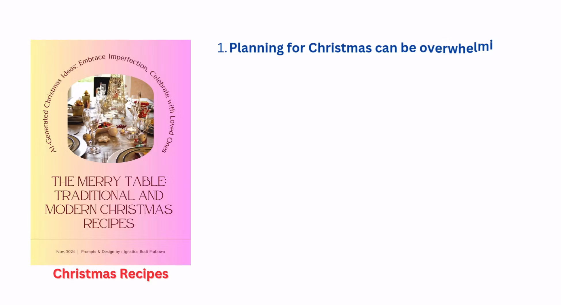 Free Christmas Recipes