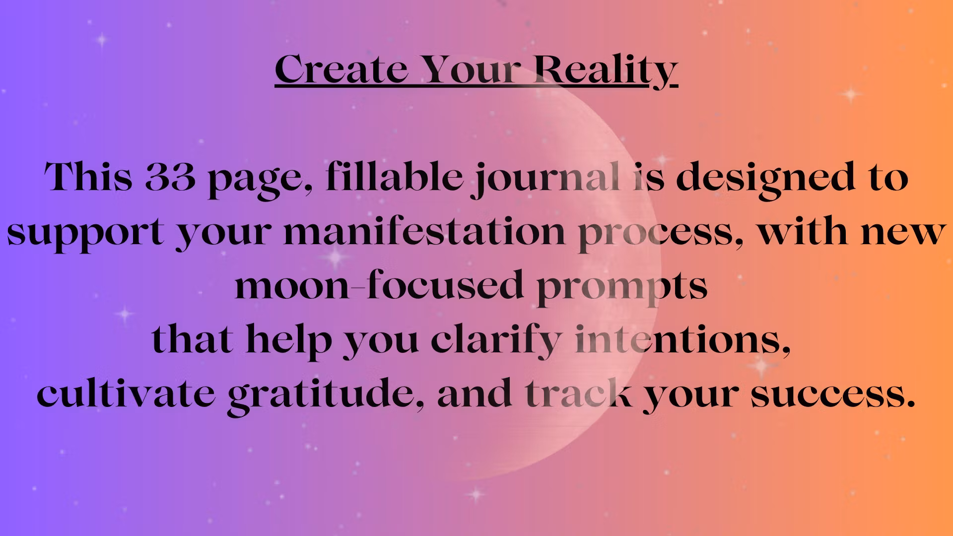 2025 New Moon Planner