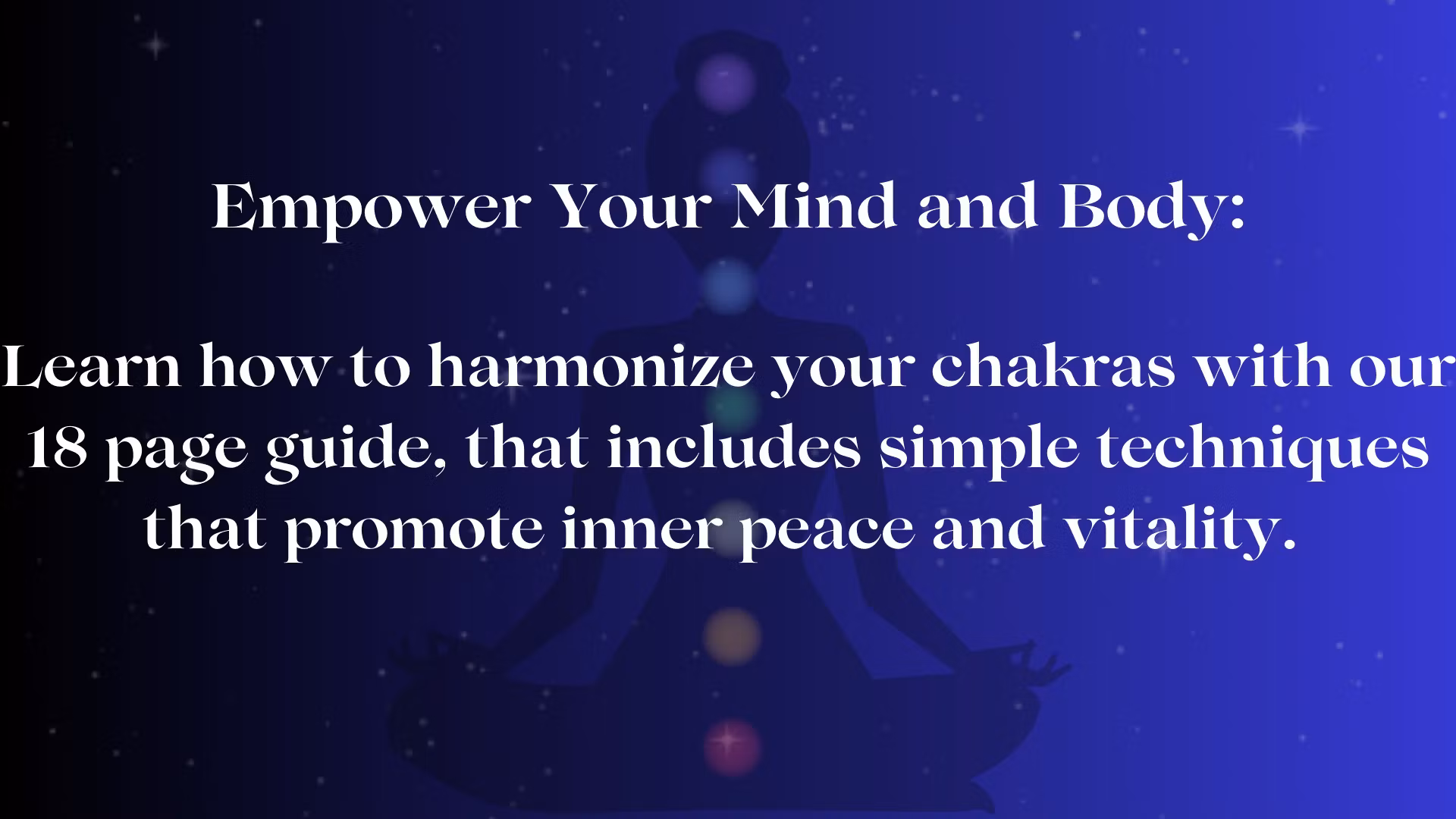 Balancing & Healing Chakras