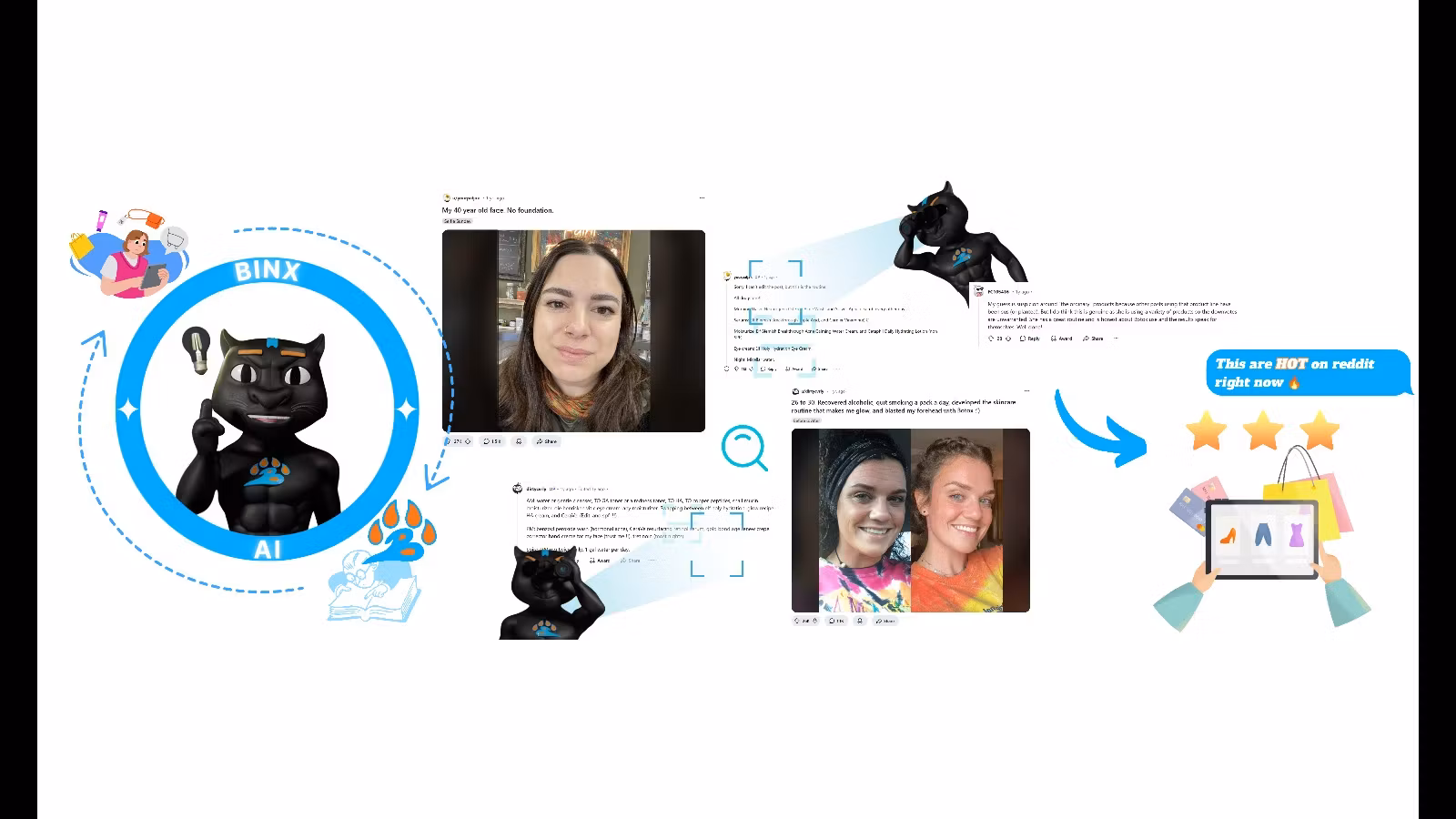 Binx AI app view rewards