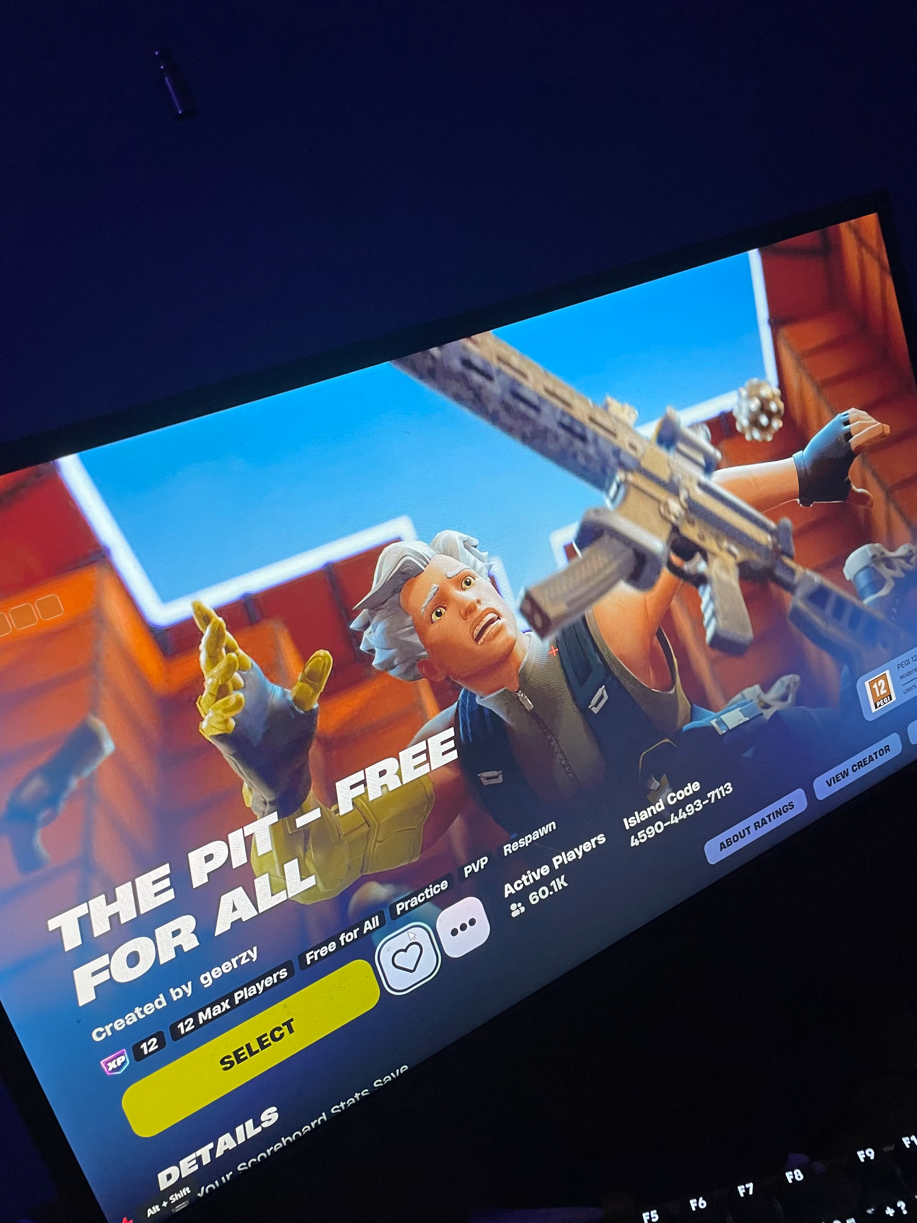 Testing Fortnite maps