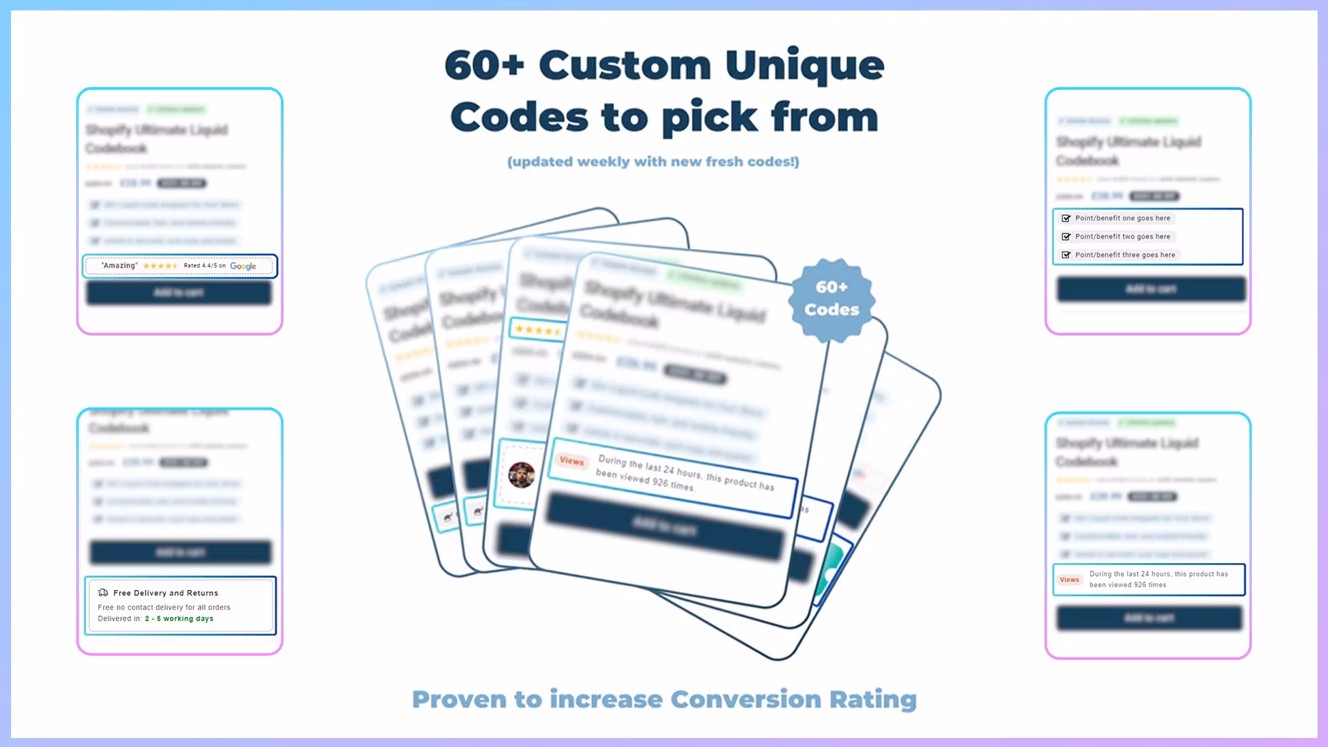 60+ Shopify Liquid Sections