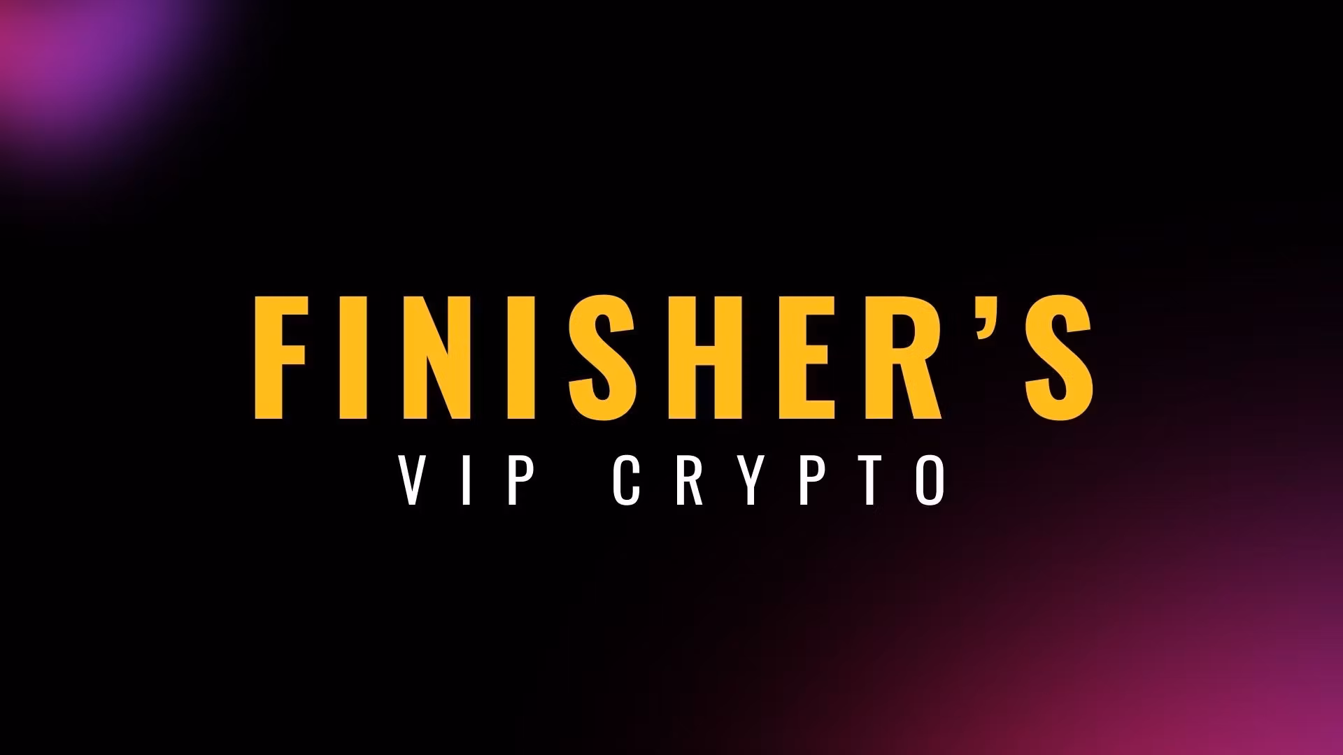 Finisher's VIP Crypto 
