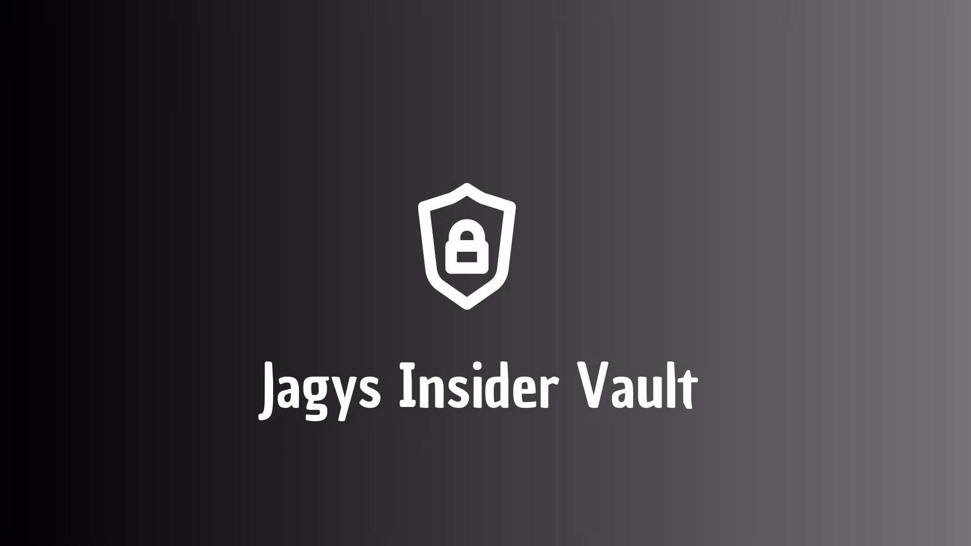 Jagys Vault